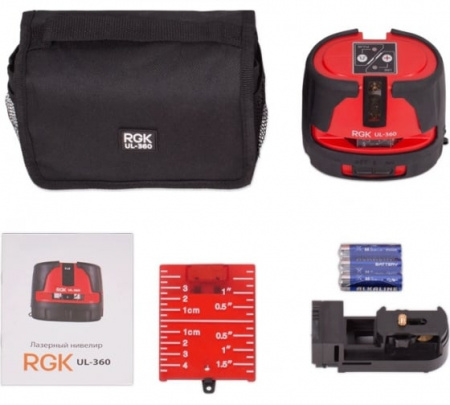 Лазерный нивелир RGK UL-360 купить по низкой цене | МАКСПРОФИТ