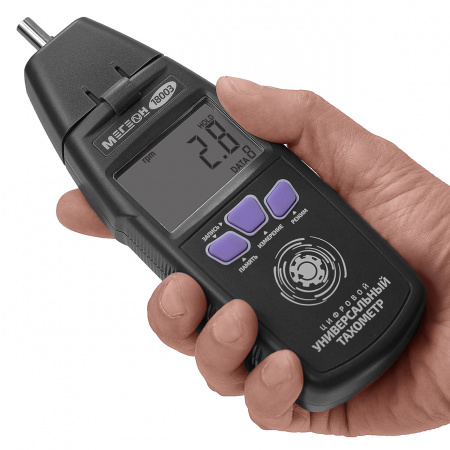 Контактный/Лазерный фототахометр МЕГЕОН 18003 купить по низкой цене | МАКСПРОФИТ
