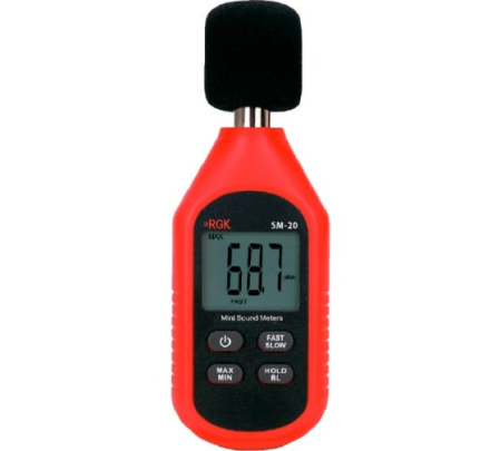 Шумомер RGK SM-20 купить по низкой цене | МАКСПРОФИТ
