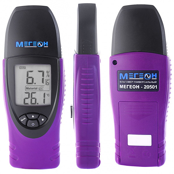 Измеритель влажности твердых материалов (Влагомер) МЕГЕОН 20501 купить по низкой цене | МАКСПРОФИТ