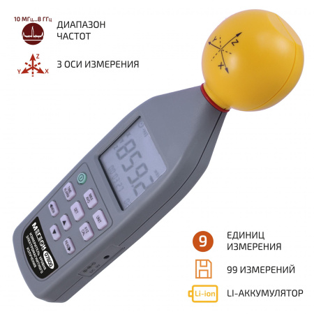 Измеритель уровня электромагнитного излучения МЕГЕОН 07800 купить по низкой цене | МАКСПРОФИТ