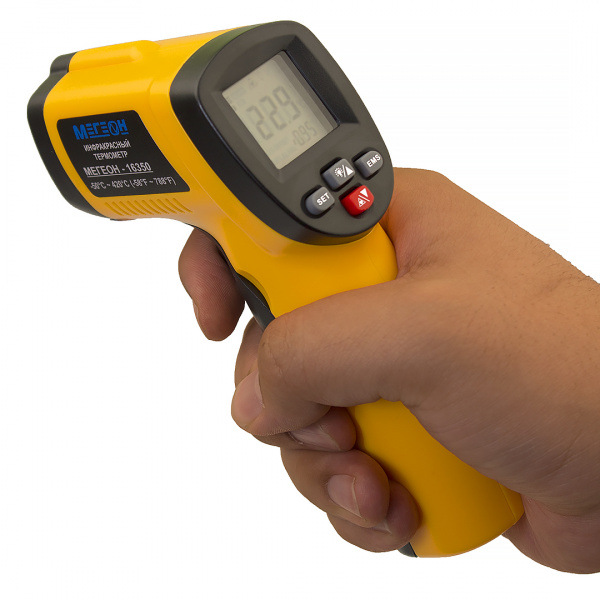 Инфракрасный термометр (пирометр) МЕГЕОН 16350 купить по низкой цене | МАКСПРОФИТ