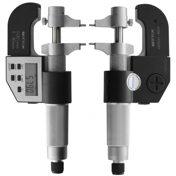 Нутромер микрометрический цифровой МЕГЕОН 80031 купить по низкой цене | МАКСПРОФИТ