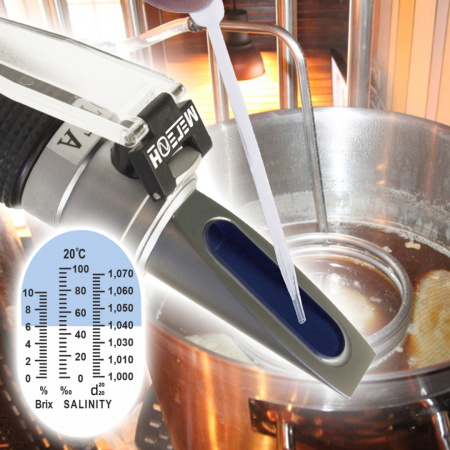 Рефрактометр комбинированный сахароза, соль МЕГЕОН 72009 купить по низкой цене | МАКСПРОФИТ